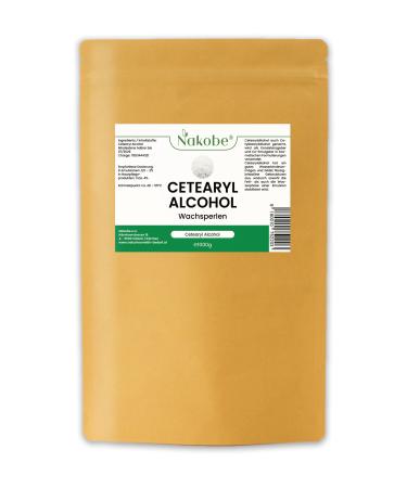Nakobe Cetearyl Alcohol 1000g fatty alcohol cetylstearyl alcohol wax beads emulsifier consistency agent
