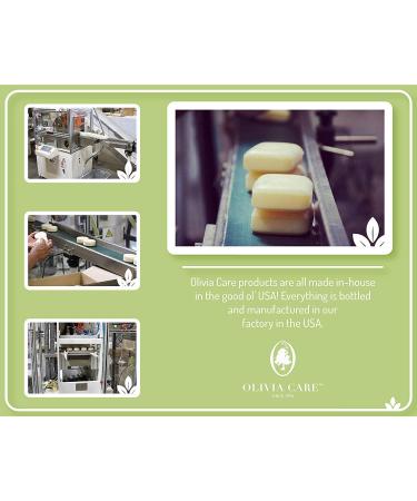 Olivia Care Mandarin Soap 4 Pack Gift Box - Organic, Vegan & Natural - Olive Oil Infused - Hydrating & Moisturizing - Gentle Cleansing Bar - Made in USA - Buy Online on GoSupps.com