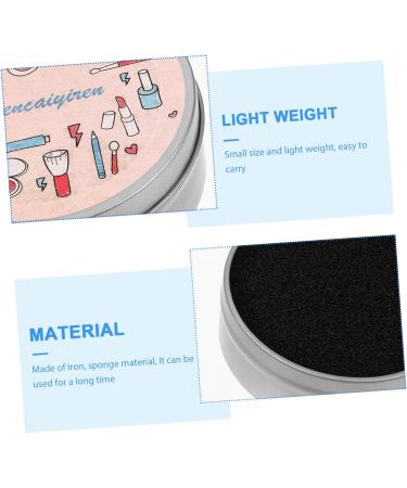 FRCOLOR 1 Set make up brush cleanser cleaning bowl tin box iron Miss makeup brush cleaning tools brush cleaning pad double layer sponge brush tool kit makeup supplies set - Buy Online on GoSupps.com
