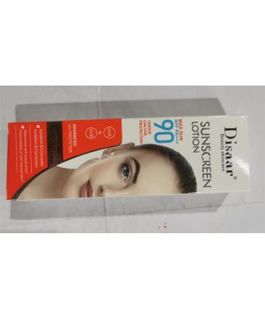 Sun Cream SPF 90 Sun Lotion Sunscreen Suncream For High Sun Protection SPF 90 Face Moisturiser Waterproof Sun Cream Against Face Sun Lotion Cream with SPF 90 Sun Cream for all Skin Types - Buy Online on GoSupps.com