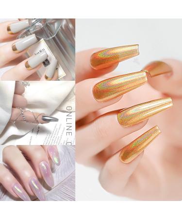 6 Colors Chrome Nail Powder Set for DIY Nail Art Decorations - Mermaid Neon Magic Mirror Effect, Holographic Glitter Pigment for Manicures - Buy Online on GoSupps.com