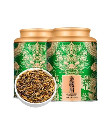 Th Noir Premium Jin Junmei | Ar me Riche Et Saveur Sucr e De Miel | Coffret Cadeau De Th Chinois | Paquet De 125g * 2