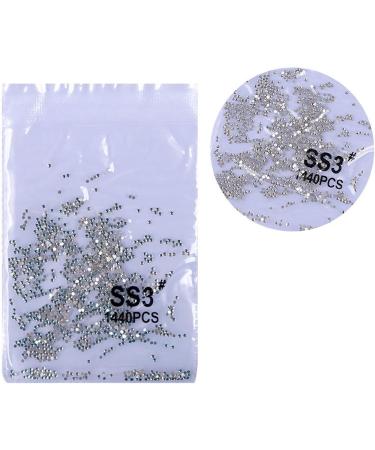 FEIlei 1440Pcs Crystal Flat Back Round Shape Rhinestones Mixed Nail Gems Gemstones Kits - Buy Online on GoSupps.com