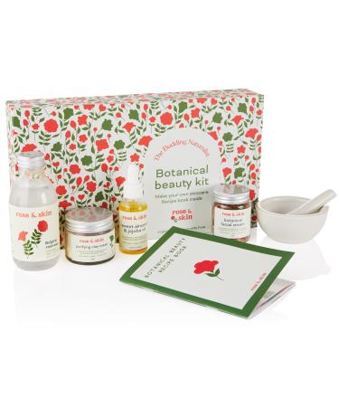 Make Your Own Skincare Kit - Rejuvenating masks scrubs facial oil - 100% natural - Gift for beauty lover