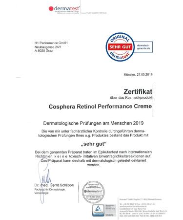Cosphera Retinol Performance Creme 50 ml - Buy Online on GoSupps.com
