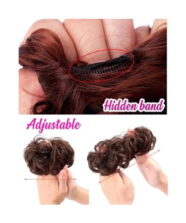 Notdark Easy Wear Hair Tie & Hairpiece for Bun Updos | Elastic Band Hair Accessory - Buy Online on GoSupps.com