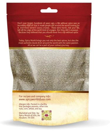 Spicy World Cumin Seeds Whole (Jeera) Spice 400g (14oz) All Natural | Vegan | Indian Origin - Buy Online on GoSupps.com