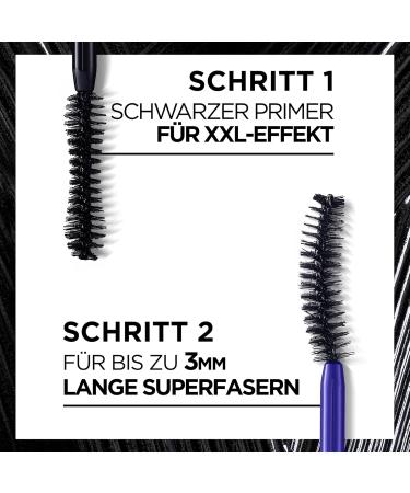 L'Or al Paris 2-Step Mascara for Extended Eyelashes - ProXXL Black Salon-Like Lift Effect 12ml - Buy Online on GoSupps.com