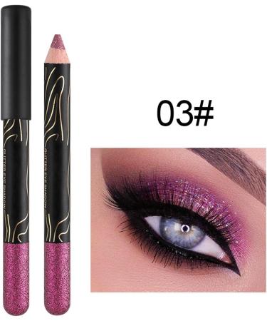 Eyeshadow Stick Waterproof Eyeliners Glitter Eye Shadow Stick Colored Eyeshadow Pencils Eyes Shadow Pencil Makeup Cosmetics Iu - Buy Online on GoSupps.com