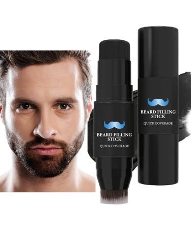 1 piece Beard Filling Stick Filling Stick And Beard Brush 7g 2 In 1 Waterproof Sweatproof Facial Hair Tint For Patchy Beard Coverage Natural Look Long Lasting Easy Application For Man - Buy Online on GoSupps.com