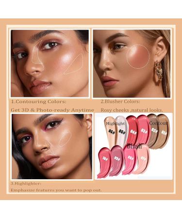 Easilydays Liquid Bronzer & Concealer Contouring Wand | Waterproof High Coverage Matte Finish | Lightweight Silky Cream Stick | Body & Face Highlighter Makeup - Buy Online on GoSupps.com