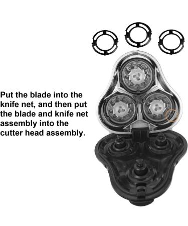 Jxjamp Shaver Replacement Head - Universal High Wear Resistant Stainless Steel for Travel & Home | Comfortable Shaving for Men - Buy Online on GoSupps.com