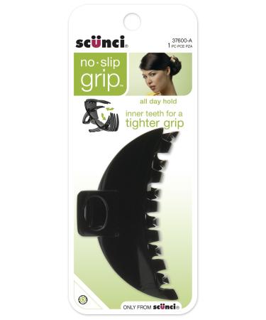 Scunci No-slip Grip Double Teeth Jaw Clip  Colors May Vary