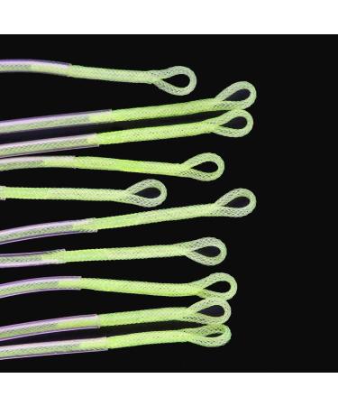 Maximumcatch Braided Loop Connector - 10 Pack | Fly Fishing Loop Connectors in Orange Clear Yellow | 30lb & 50lb Options - Buy Online on GoSupps.com