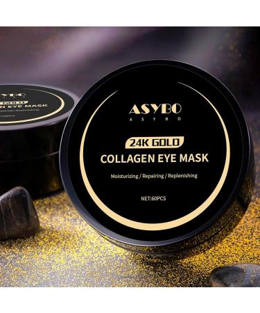 ASYBO Under Eye Patches 120 Pcs Golden Under Eye Mask Eye Treatment Mask for Under Eye Bags Dark Circles Puffy Eyes Fine Lines Anti-Aging and Anti-Wrinkle Collagen Eye Mask Skincare - Buy Online on GoSupps.com