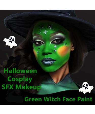 Go Ho Green Face Paint Stick 1.06 Oz - Washable & Creamy Body Paint for Grinch Costume - Full-Coverage Makeup Stick for Adults & Children - Halloween SFX Cosplay - Buy Online on GoSupps.com