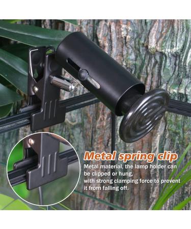 Coospider 100W Infrared Ceramic Heat Lamp for Reptiles & Amphibians - No Visible Light E27 Bulb Holder Perfect for Turtles Lizards Snakes & More - Buy Online on GoSupps.com