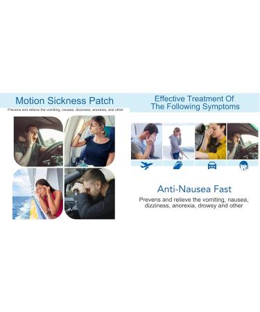 80-Pack Motion Sickness Tablets & Anti-Nausea Patches for Travel - Relieve Nausea Vomiting & Dizziness - Buy Online on GoSupps.com