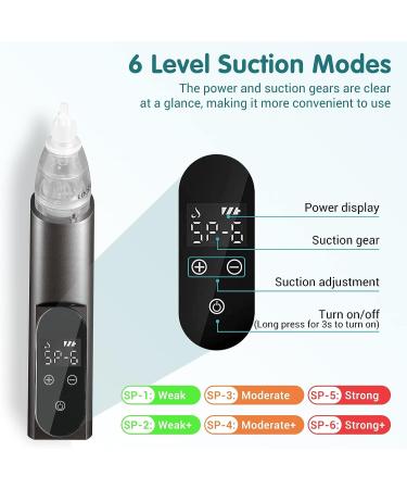 Electric Ear Wax Vacuum Removal Tool | Strong Suction 6 Gear | USB Rechargeable | Earwax Removal Kit for Adults & Kids - Buy Online on GoSupps.com
