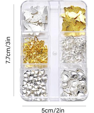 Hollow Butterflies Nails Charm Heart Nails Art Decorations Mix Shaped Nails Art Charm For Acrylic Nails Jewelry Making - Buy Online on GoSupps.com
