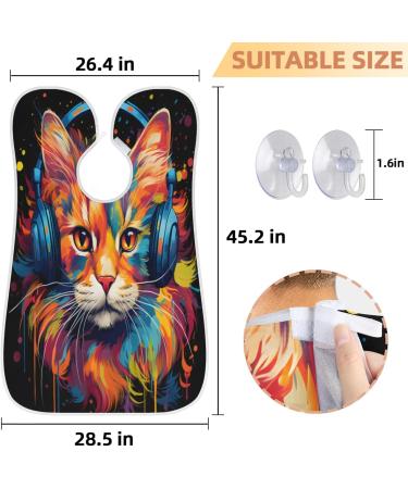 Cool Cat Beard Bib Apron - Beard Hair Catcher for Men | Perfect Father's Day & Christmas Gift - Buy Online on GoSupps.com