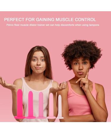 Silicone Pelvic Floor Muscle Exerciser Trainer Set - 5 Kit System for Strengthening | Best International Shipping - Buy Online on GoSupps.com