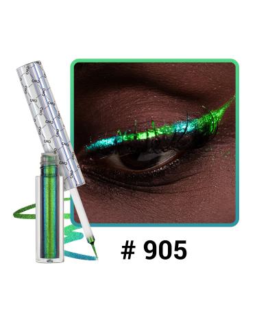 CHARMACY Multichrome Waterproof Eyeliner - Metallic Color Shifting Green Indigo - Buy Online on GoSupps.com