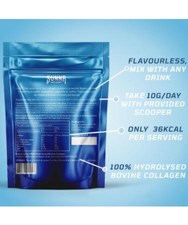 SUNNA SUPPLEMENTS Halal Bovine Collagen Protein Powder for Hair, Skin, Nails & Joints - Rich Protein for Women and Men - Buy Online on GoSupps.com