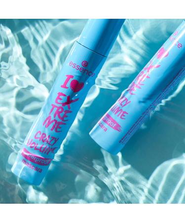 Essence I Love Extreme Crazy Volume Waterproof Mascara - Vegan Black 3-Pack (36ml) | Intensive Volume & Immediate Results | Microplastic & Nanoparticle Free - Buy Online on GoSupps.com