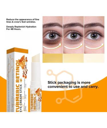 QPASRLAL Lumistick Eye Turmeric Stick Moisturizing Firming Eye Cream Reduces Fine Lines Targets Dark Circles and Puffiness - Buy Online on GoSupps.com