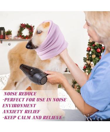Pattepoint Die Muffs for Dogs | Noise Protection & Comfort | Hooded Sweaters for Small Dogs & Cats | Neck & Ear Warmer Hoodie | Lila Large - Buy Online on GoSupps.com