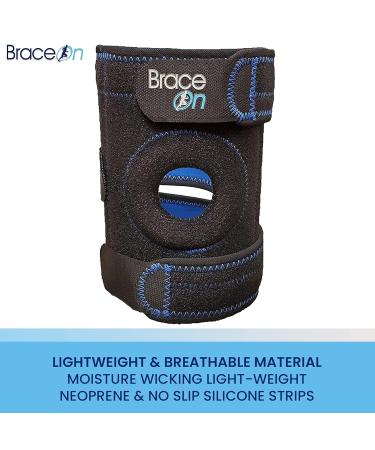 Buy Brace On Active Sport Knee Brace - Bi-directional Patella Stabilizer for Men & Women | Large Size International Shipping Available - Buy Online on GoSupps.com