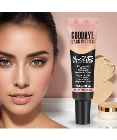 Blemish Concealer Face Concealer Lightweight waterproof eye concealer 12G Eye primer liquid foundation cosmetic for all day wear 20 Light nude B - Buy Online on GoSupps.com