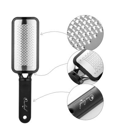Oneleaf Professional Pedicure Kit - Foot File & Callus Remover for Smooth & Beautiful Feet - Includes Bag - 2pcs (Black) - Buy Online on GoSupps.com