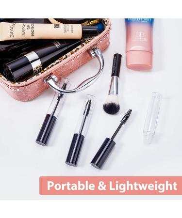 40pc 10ml Empty Mascara Tubes w/ Funnels - DIY Eyelash Wand & Castor Oil Container (Black) - Buy Online on GoSupps.com