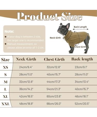 Warm Winter Dog Sweater - Khaki Camel Fleece for Large Dogs | Christmas French Bulldog Clothing - Buy Online on GoSupps.com