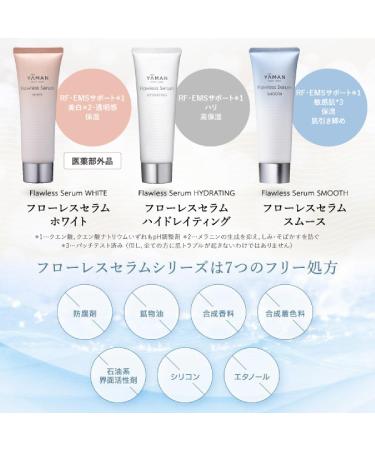 YAMAN Flawless Serum 2.8 oz - Hyaluronic Acid Squalane & Botanical Extracts for Radiant Skin | Compatible with Photo Plus Devices - Buy Online on GoSupps.com