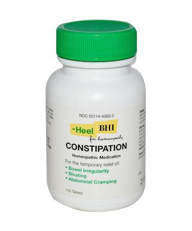 Heel Constipation Homeopathic Medication - 300 mg - 100 Tablets