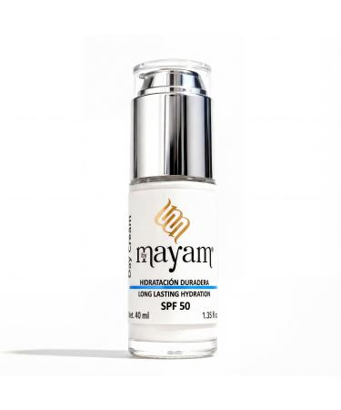Mayam Beauty HYDRO+ Day Cream, Intense Hydrating Moisturizer with SPF 50, Anti-Aging Protection, For Normal to Dry Skin 50ml