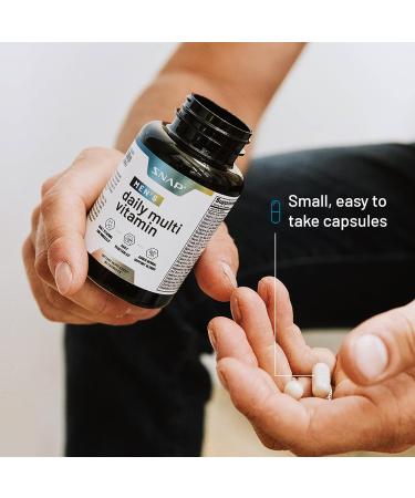 Snap Supplements Men's Multivitamins - Energy & Immune Support - 60 Capsules - Buy Online on GoSupps.com