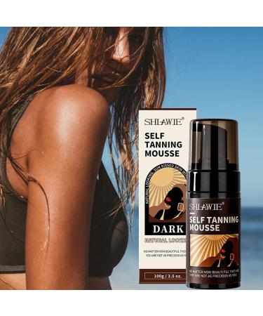 Self Tanning Mousse For Face Self Tanning Mousse Face And Body Moisturizing Natural Sunless Tanning Mousse Self Tanning Mousse For Tanned Complexion 100g - Buy Online on GoSupps.com