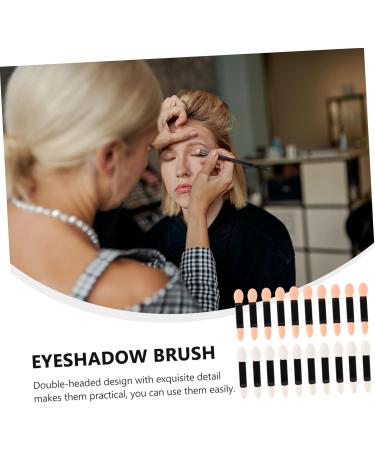 VINTORKY 20pcs Women Eyeshadow Brush Professional Double- End Eyeshadow Brushes Eye Shadow Sponge Applicator - Buy Online on GoSupps.com