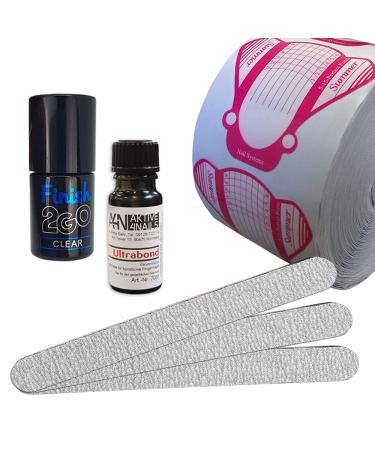 Buy Acrylic Powder for Artificial Nails - Powder Pink Clear Dark Cover & White Set Online | International Shipping - Buy Online on GoSupps.com