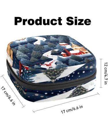 MUOOUM Christmas Sanitary Napkin Storage Bag - Portable Menstrual Pad & Cup Bag for Teenagers & Women - Color 7 - Buy Online on GoSupps.com