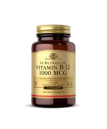 Solgar Sublingual Vitamin B12 1000 mcg 250 Nuggets
