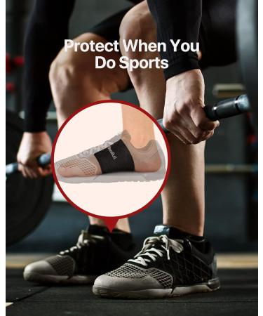 ZooNut Copper Arch Support Bands (2 Count) - Plantar Fasciitis Relief Brace for Flat Feet - Sturdy Foot Pain Relief Sleeve (Black) - Buy Online on GoSupps.com