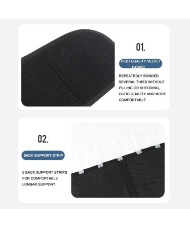 Ergonomic Back Support Belt for Men & Women | Relief for Lower Back Pain Sciatica & Scoliosis | Gray Size S (Waist: 24.9-32.8 Inch - Buy Online on GoSupps.com