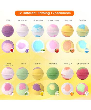 Fafamara Bathing Balls Gift Set | Handmade Natural Essential Oils | Spa & Relaxation Bubbles | Moisturizing Salts | Perfect Romantic Gifts - Buy Online on GoSupps.com