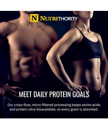 Nutrithority - Isothority Isolated Whey Protein Powder with Ultra-Absorbable Protein and BCAAs to Build Muscle and Accelerate Recovery Keto Friendly Low Carbs Gluten Free (Caramel Coconut Cookie) - Buy Online on GoSupps.com