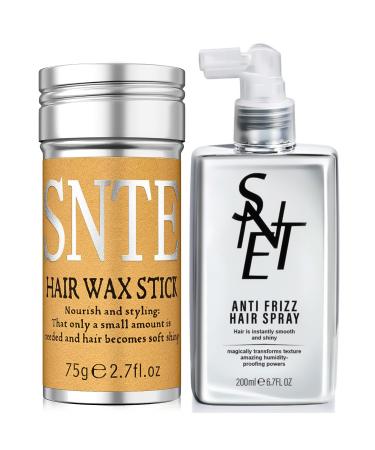 Hair Wax Stick Anti-Frizz Smoothing Spray for Hair with Shine and Split End Repair - 6.7fl oz